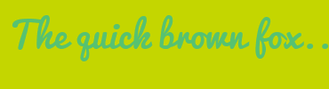 Image with Font Color 56C271 and Background Color C4D600